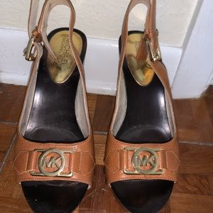 Brown Michael Kors heels